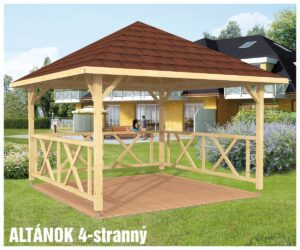 Altánek 4-stranný 350cm (bez zábradlí)