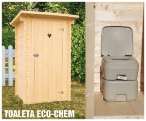 Zahradní toaleta ECO CHEM (pro chemické WC)